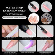 Vicovi 96pcs Nail Extension Molds 1# | Full cover Nail Tips