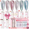 VICOVI Cat Eye Gel Polish Set 6pcs – HEMA & TPO Free (MY6S-L) Cat Eye Gel