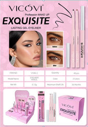 VICOVI Lasting Gel Eyeliner 0.12g Waterproof Precision - 2 colors Gel Eyeliner