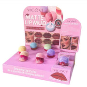 VICOVI Matte Lip Mud 6g | Long-Lasting Velvet Finish - 6 colors Matte Lipstick