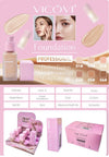 VICOVI Professional Foundation 40g | 6 Shades Full Coverage 01# Cream Foundation