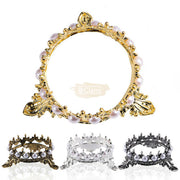 Vintage Style Pearl Crown Nail Art Brush Holder Nail Art Kits & Accessories
