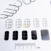 Washable Nail Training Practice Sheet Table Mat - M-109 Nail Tips