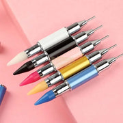 Wax Head Rhinestone Picker & Dotting Pen with Cap Nail Art Tool