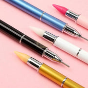 Wax Head Rhinestone Picker & Dotting Pen with Cap Nail Art Tool
