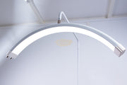 White Half Moon Floor LED Lamp HD-M8X | 125-180 cm | 71cm | 50W Lighting