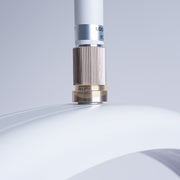 White Half Moon Floor LED Lamp HD-M8X | 125-180 cm | 71cm | 50W Lighting