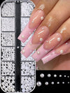 Nail Art Pearl Beads Set – DIY 3D Manicure Decoration nail art decoration