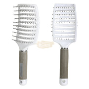 White Vented Detangling Hair Brush | Blow-Dry & Styling Hair Brush