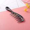 Wide Tooth Hair Styling Comb - Black Hair Brush