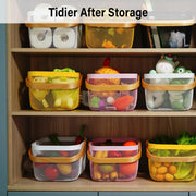 Wire Mesh Steel Basket with Handle | Small | Grey | 25*25*18 cm Basket