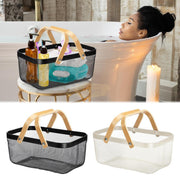 Wire Mesh Steel Basket with Handles | Big | Black | 47*25*18 cm Basket