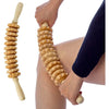 Wood Massage Rollers with anti-slip Handle | 12 Wheels Massage Rollers
