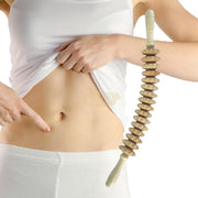 Wood Massage Rollers with anti-slip Handle | 16 Wheels Massage Rollers