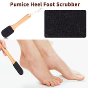 Wooden Double-Sided Pumice Foot File Foot File