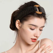 Woven Two-Tone Headband Hair Accessories