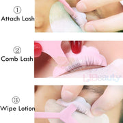 Y Brush & Separator Combo for Lash Lift | White Lash Extension Accessories