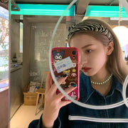 Zebra Stripes Suede Wide Headband Hair Accessories