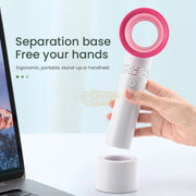 Zero 9 Mini Portable Bladeless Handheld Fan - Lash Extension Dryer Fan (USB Rechargeable) Lash Fan