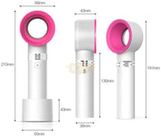 Zero 9 Mini Portable Bladeless Handheld Fan - Lash Extension Dryer Fan (USB Rechargeable) Lash Fan