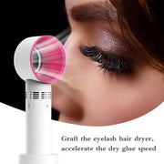 Zero 9 Mini Portable Bladeless Handheld Fan - Lash Extension Dryer Fan (USB Rechargeable) Lash Fan