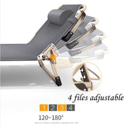 Zero Gravity Folding Recliner Chair | Grey | 190*68*28 cm Outdoor Chair