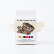 0.45x Super Wide Angle & Macro Clip-On Phone Camera Lens - Black