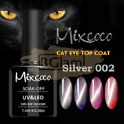 Mixcoco Soak-Off Uv Gel Nail Polish Cat Eye Top Coat Collection 15Ml