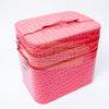 Travel Cosmetic Organizer Case M-47 - Coral