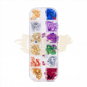 Nail Art Foil Set Mix Colors - M-114 -4