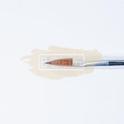 Acrylic Brush with light brown wood handle No 8
