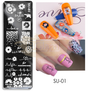 Nail Art Stamping Plates SU Collection