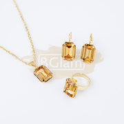 Fashion Jewelry Set M-249 - Amber