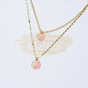 Fashion Jewelry - Necklace M-261 - Pink/White