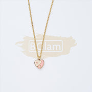 Fashion Jewelry - Necklace M-261 - Pink/White