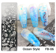 Nail Art Stamping Plates FB Collection