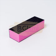 3-Way Nail Sanding Block Buffer - Pink