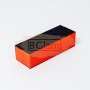 3-Way Nail Sanding Block Buffer - Orange