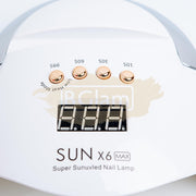 SUN X6 Max UV LED Nail Lamp 220W with phone holder (mobile phone not included)