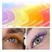 EMEDA Eyelash Extension | Pastel 5 Colors | 0.07 C Curl | 14mm