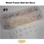 Metal Frame Nail Art Deco