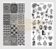 Nail Art Stamping Plates XY-Z Collection