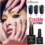 Mixcoco Soak-Off Gel Polish 15Ml - Crackle Collection Nail