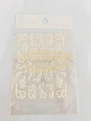 5D Embossed Nail Art Stickers - STZ-5D13