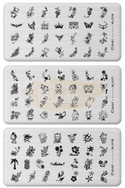 Nail Art Stamping Plates XL Collection