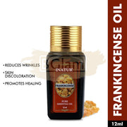 Inatur Essential Oil - Frankincense - Reduces wrinkles, skin discoloration, promotes healing