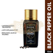 Inatur Essential Oil - Black Pepper - Anti-Inflammatory & Reducing Muscle Injuries