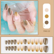 Press On Nails - Glam Fatasy Amazing Gel Look F662-22