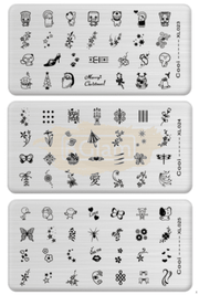 Nail Art Stamping Plates XL Collection