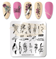 Nail Art Stamping Plates ND Collection